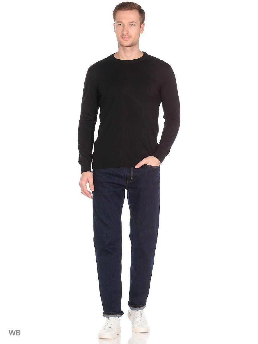 Джемпер мужской однотонный