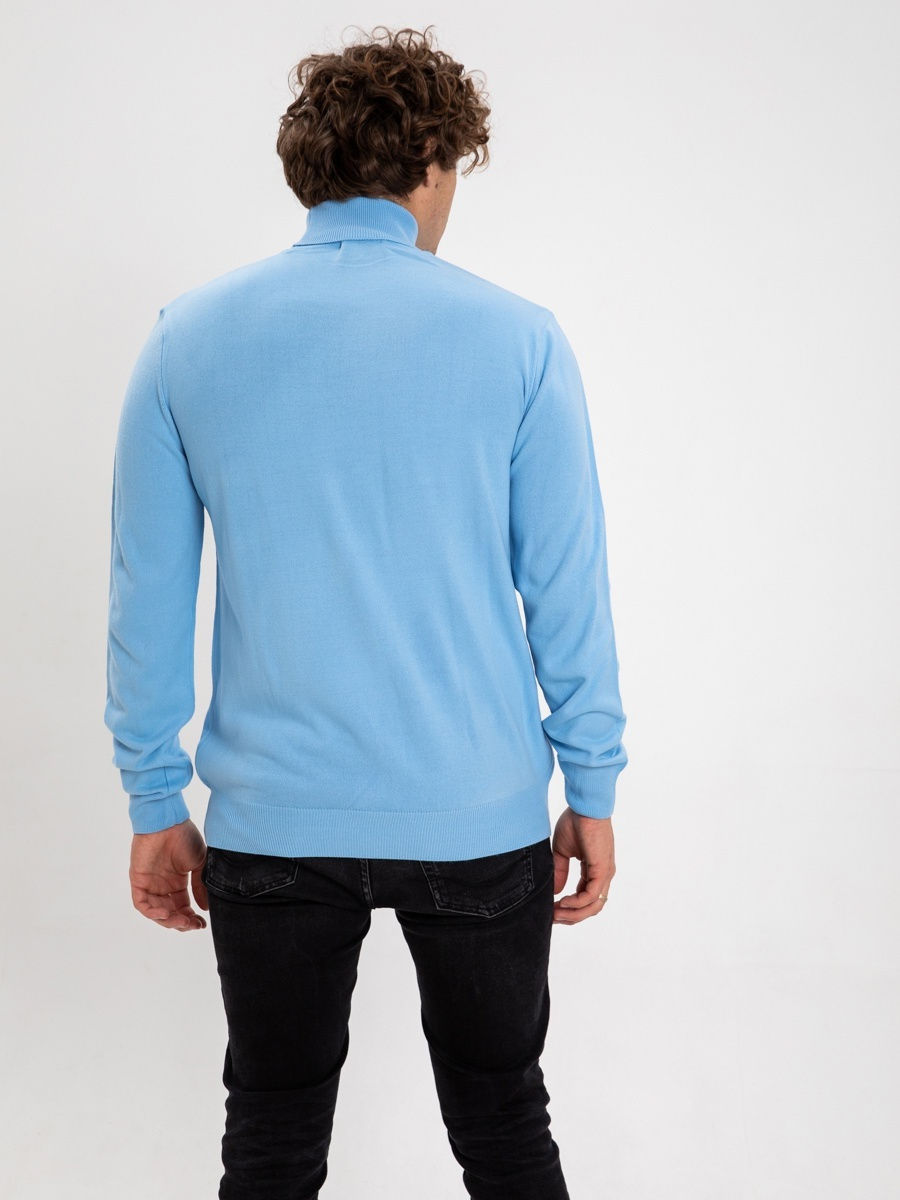  Мужская водолазка  однотонная