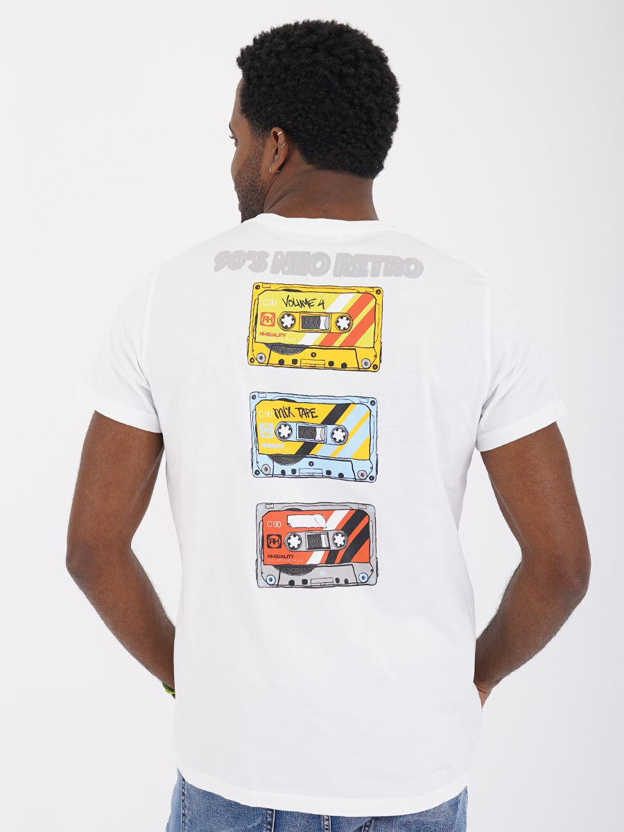 Белая футболка Casette