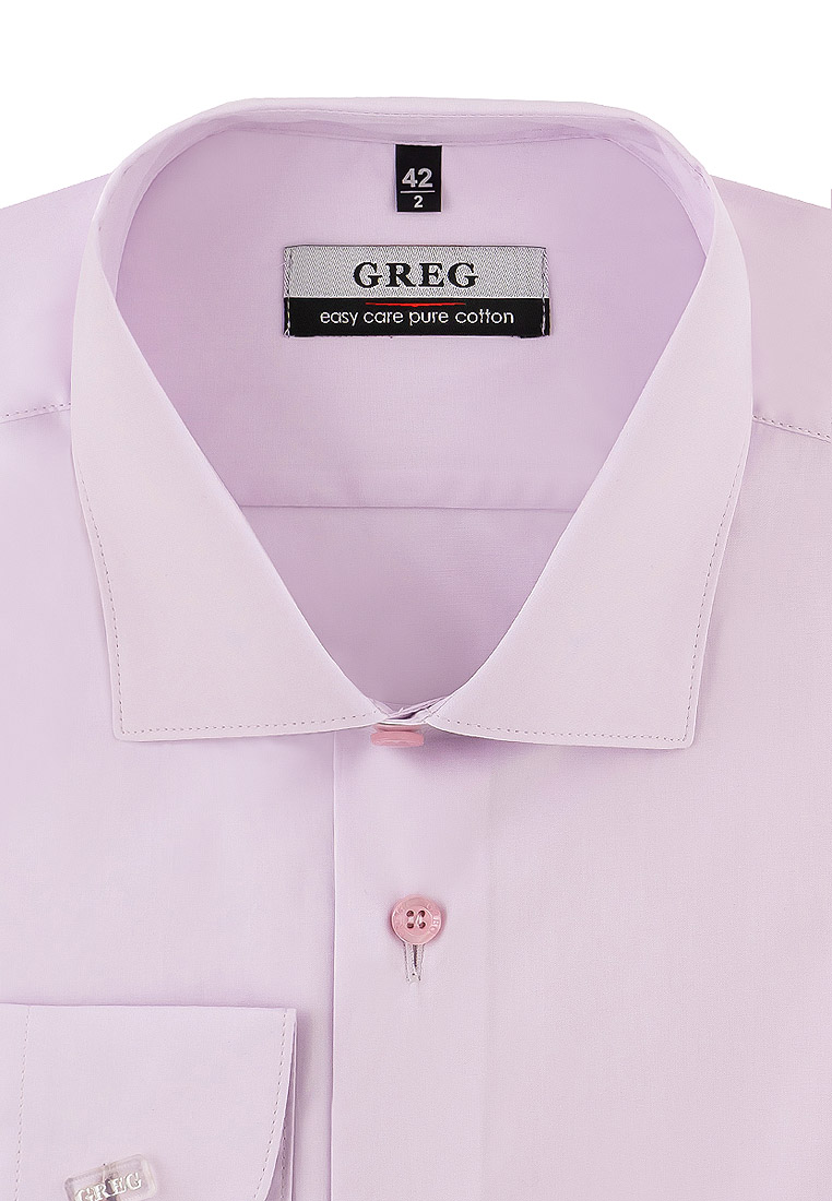 Сорочка мужская длинный рукав GREG 710/191/LIL_GB