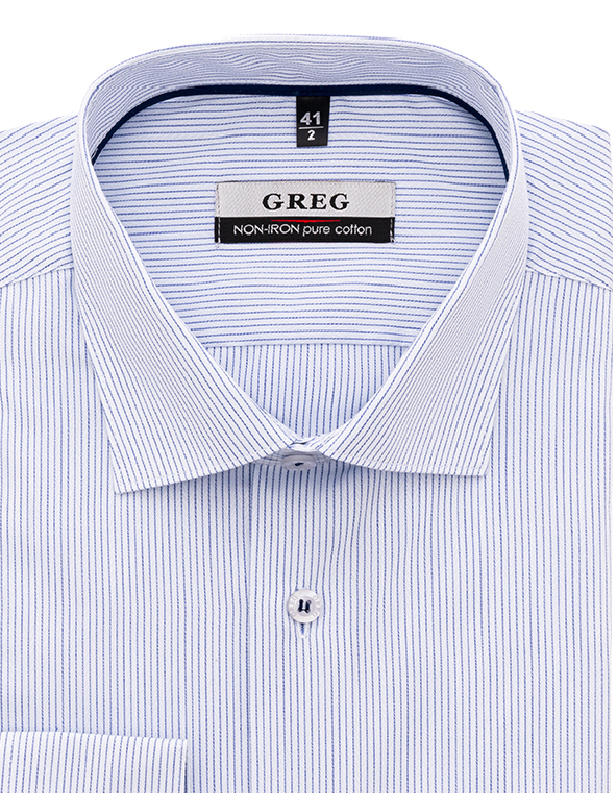 Сорочка мужская длинный рукав GREG 221/191/7566/Z/1p_GB