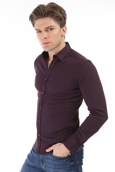 Мужская рубашка большого размера Узорчатый