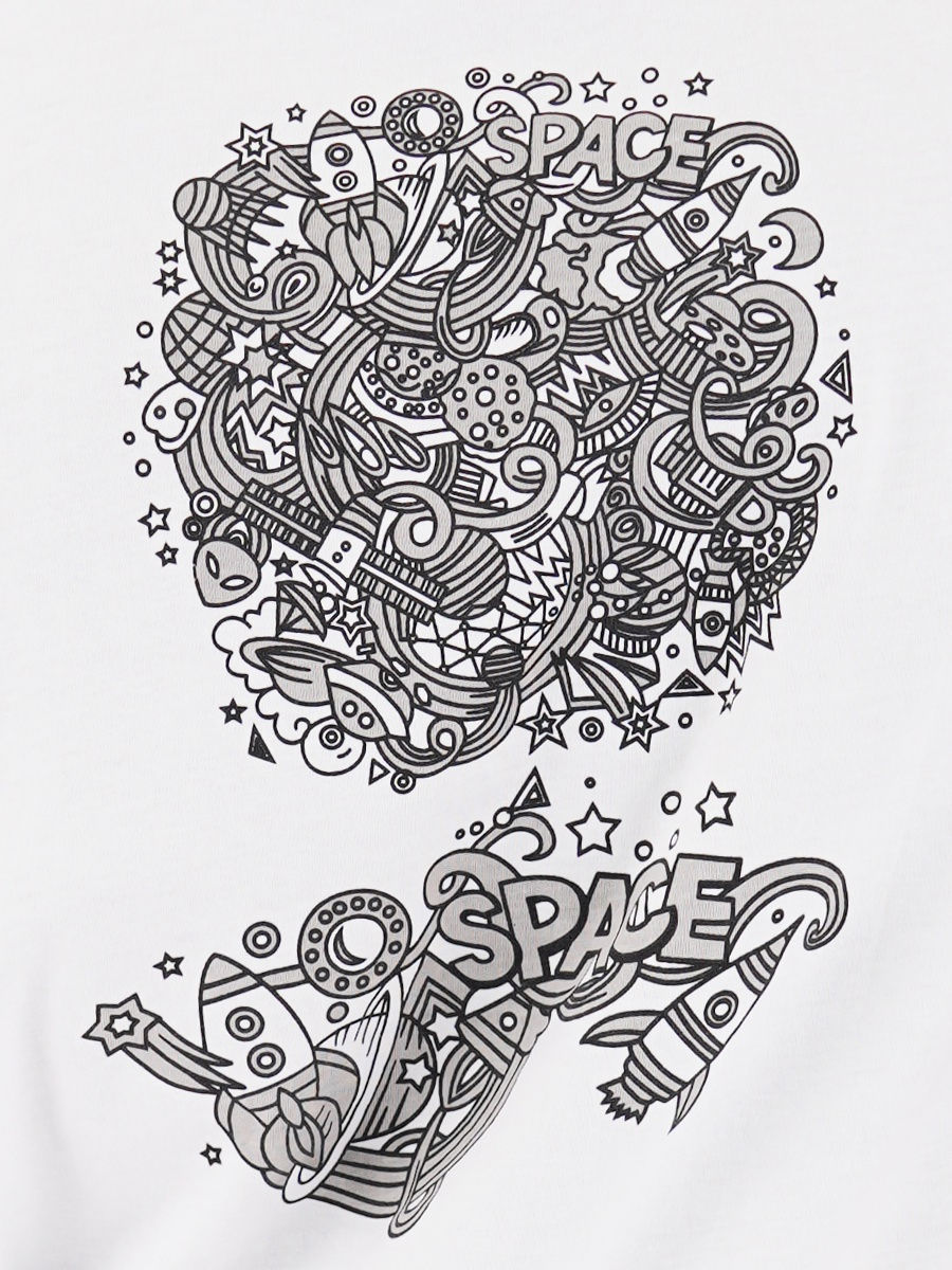 Мужская футболка белого цвета