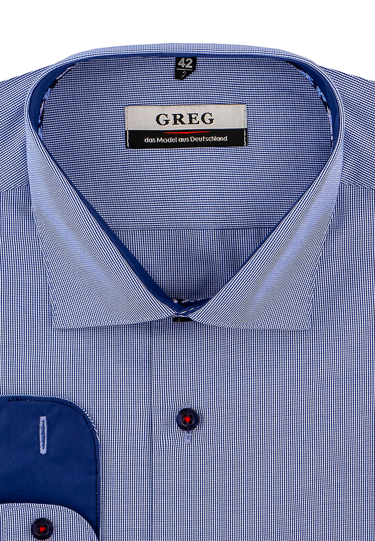 Сорочка мужская длинный рукав GREG 214/139/1155/Z/1p