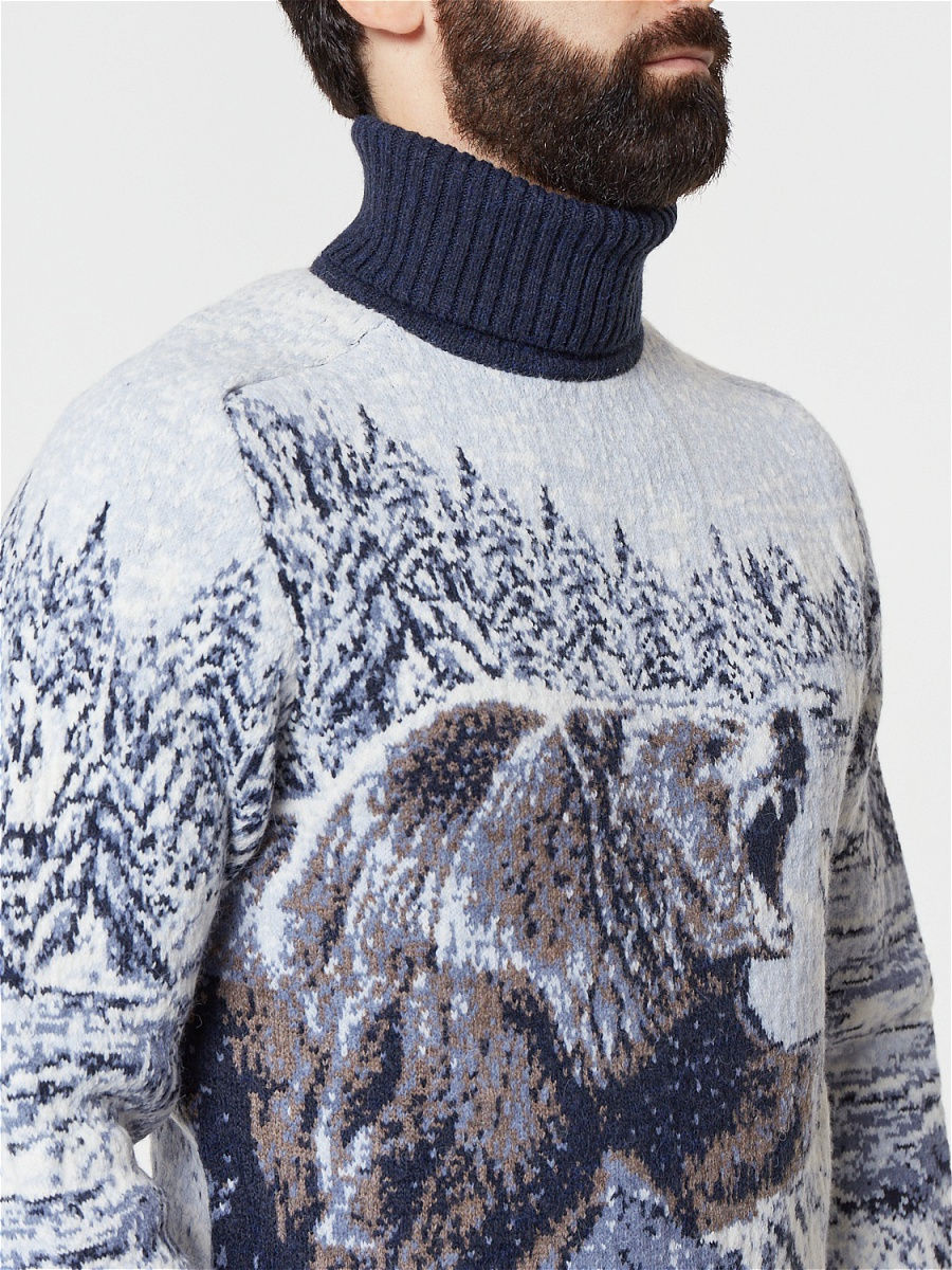 Свитер с медведем Pulltonic