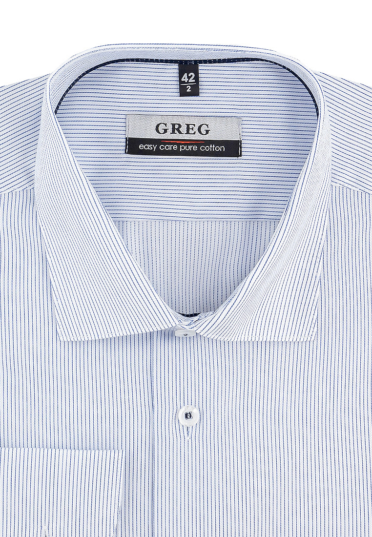 Сорочка мужская длинный рукав GREG 121/191/8843/1p_GB