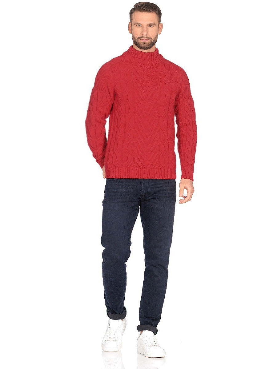 Свитер красный