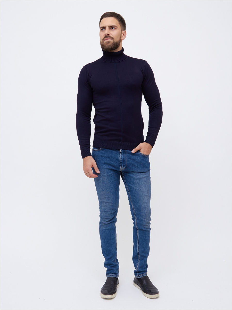 Водолазка мужская Тёмно-синяя