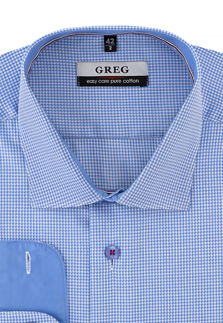 Сорочка мужская длинный рукав GREG 214/131/7515/Z/1p_GB