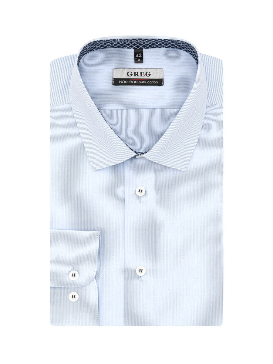 Сорочка мужская длинный рукав GREG 121/231/0030/ZV/1_GB