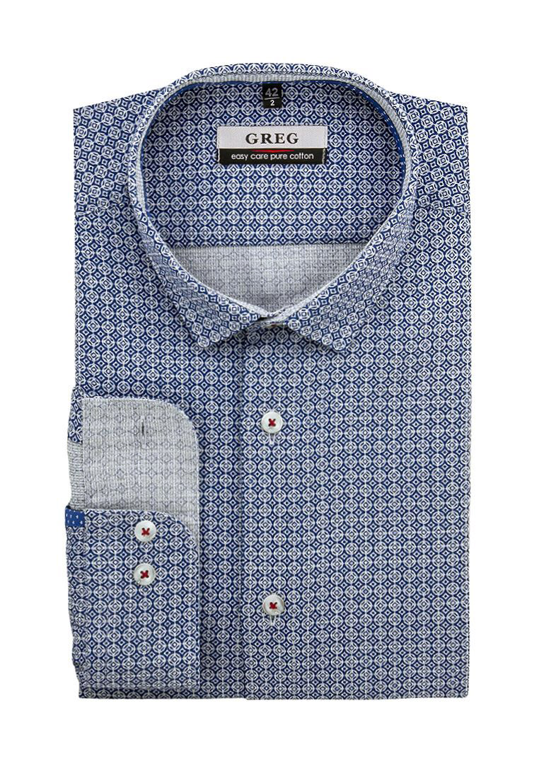 Сорочка мужская длинный рукав GREG 323/131/1493/ZS/1p