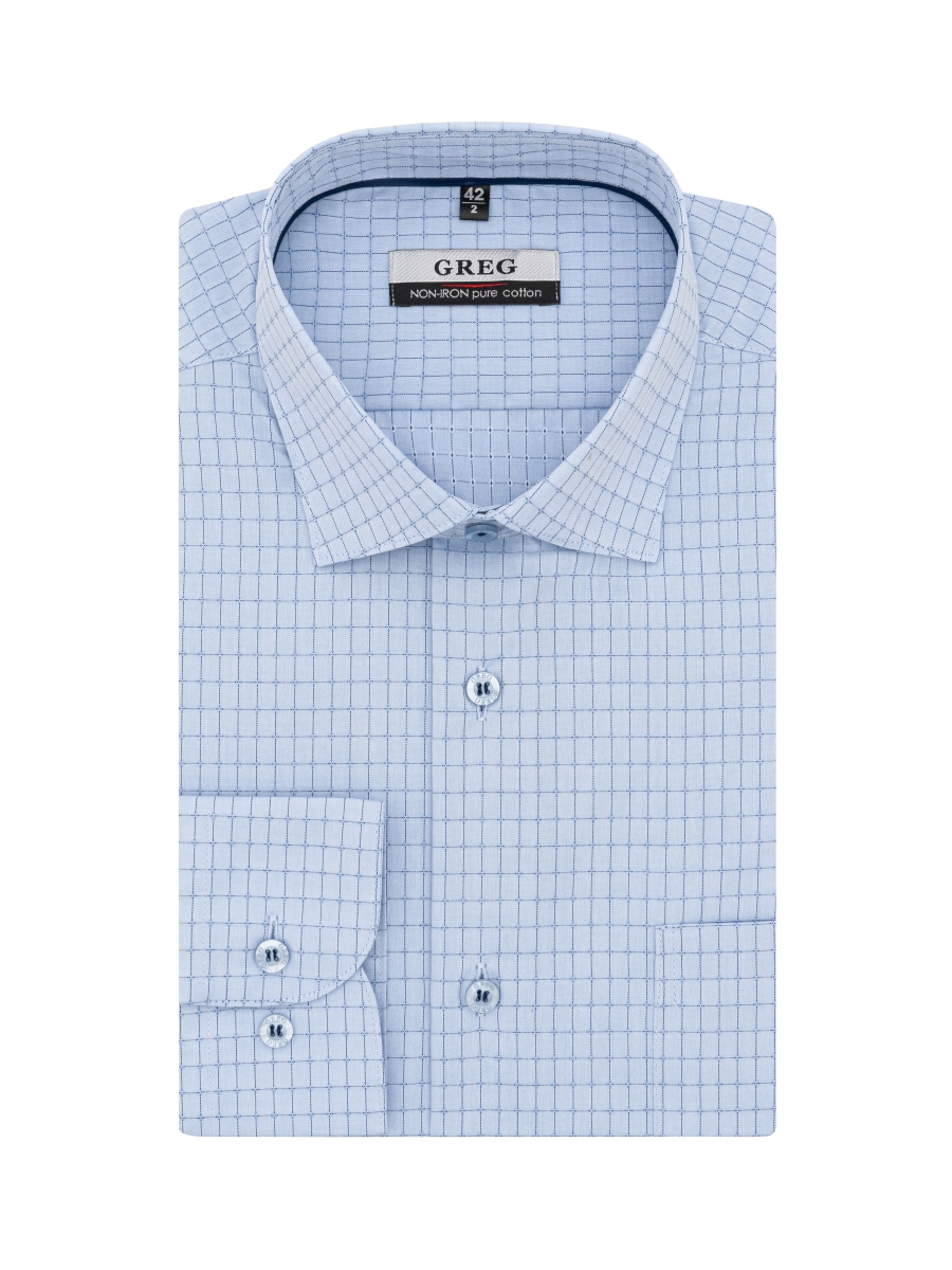 Сорочка мужская длинный рукав GREG 215/111/2773/1p_GB
