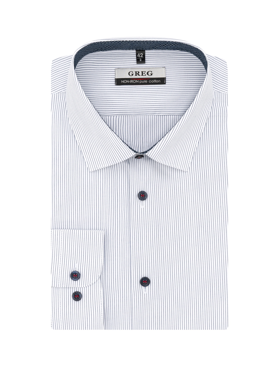 Сорочка мужская длинный рукав GREG 121/231/044/ZN/1p_GB