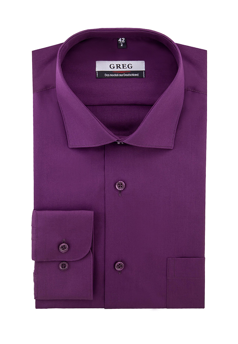 Сорочка мужская длинный рукав GREG 740/119/LID