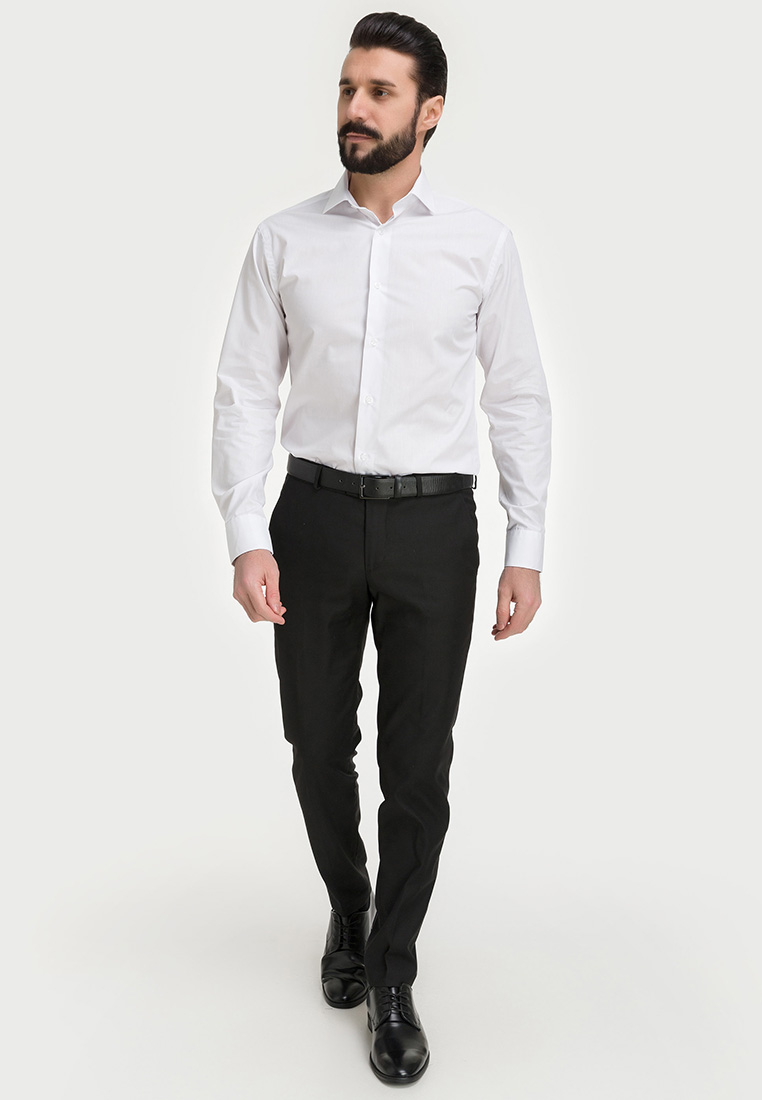 Сорочка мужская длинный рукав GREG 100/199/WHITE/Z