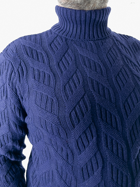 Мужской свитер синий