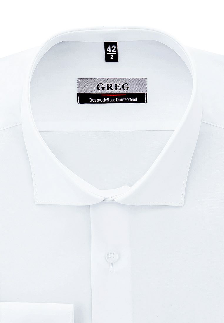 Сорочка мужская длинный рукав GREG 100/199/WHITE/Z