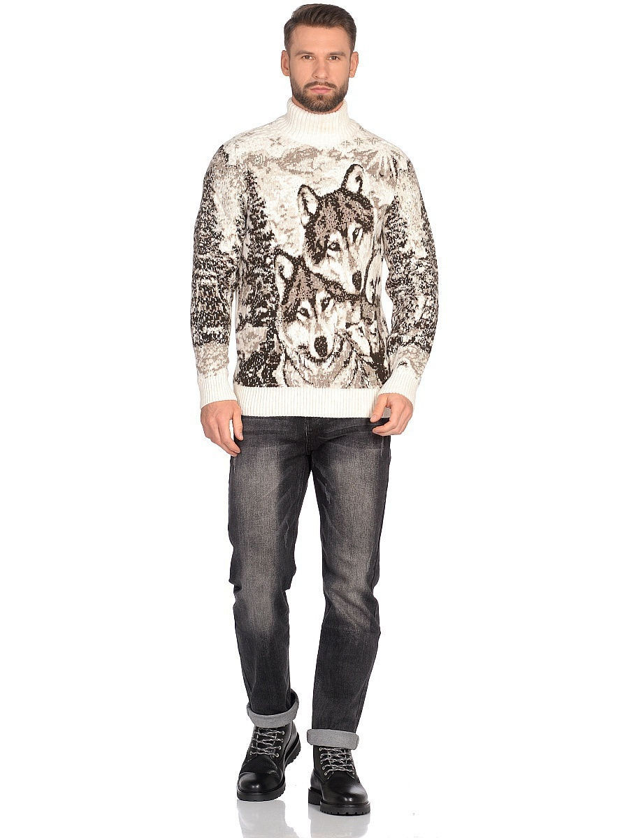 Свитер с волком