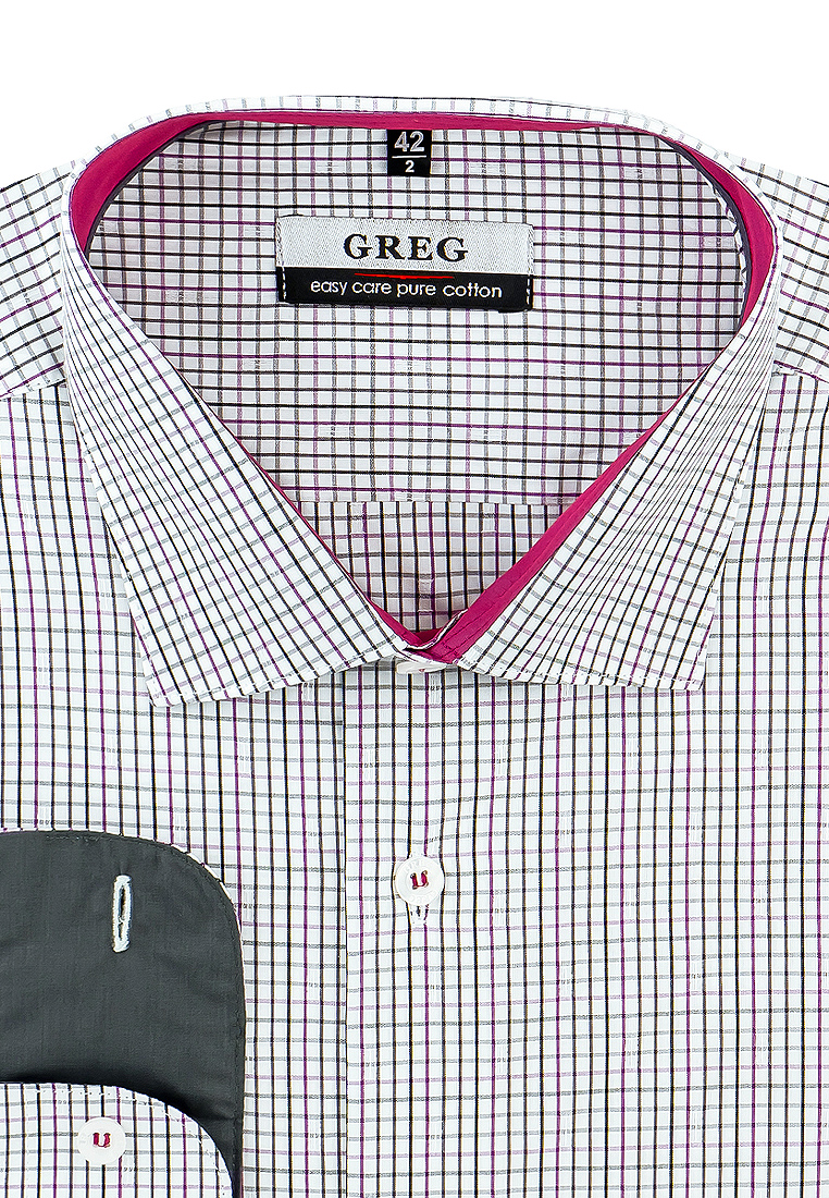 Сорочка мужская длинный рукав GREG 175/131/7332/Z/1p_GB