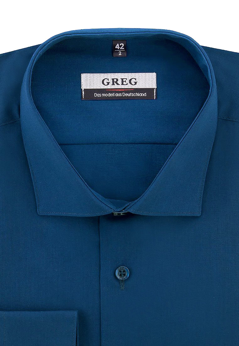 Сорочка мужская длинный рукав GREG 230/119/DB_GB