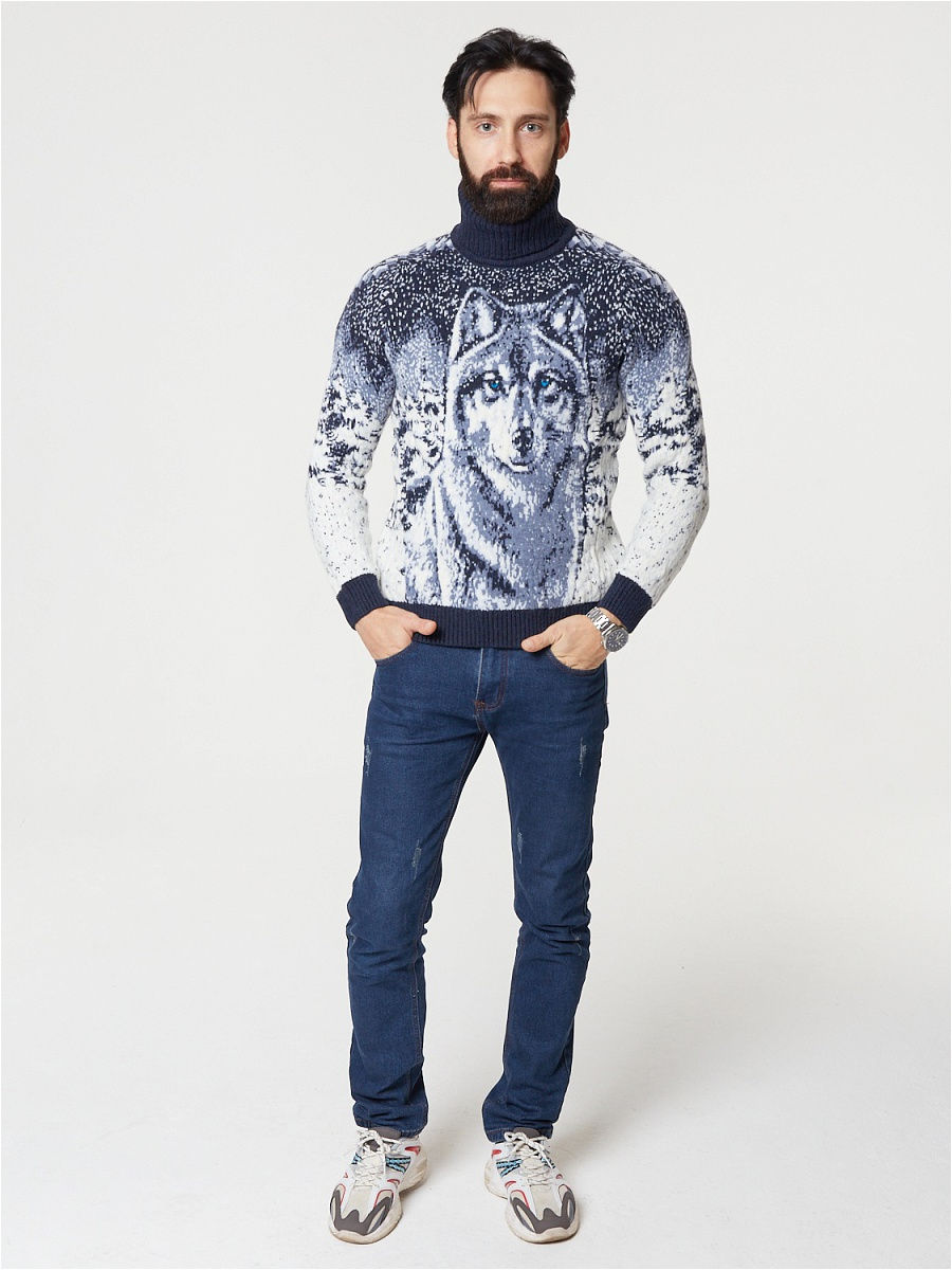 Свитер с волком Pulltonic