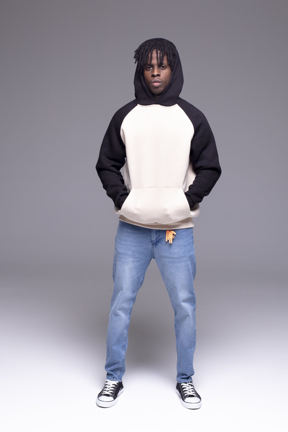 Черное худи