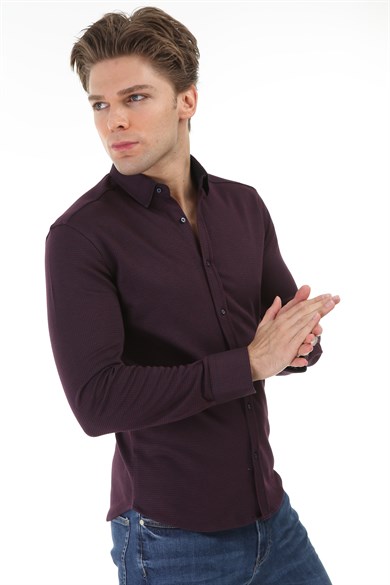 Мужская рубашка большого размера Узорчатый