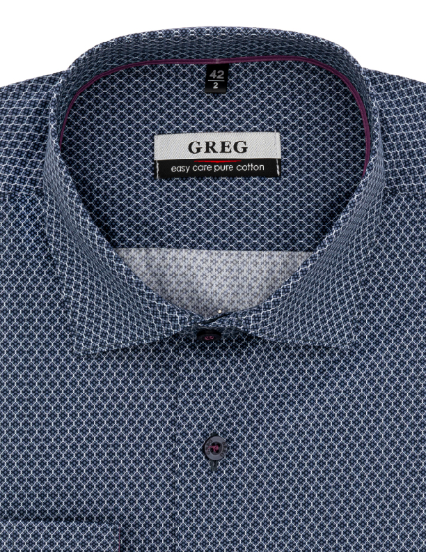 Сорочка мужская длинный рукав GREG 363/131/3403/Z/1p