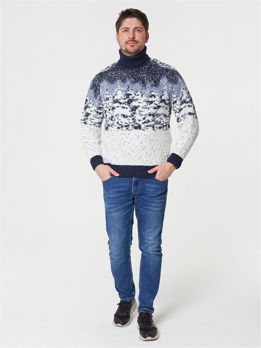 Свитер с елками Pulltonic