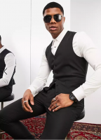 Классический костюм двойка Slim fit темно-серый 