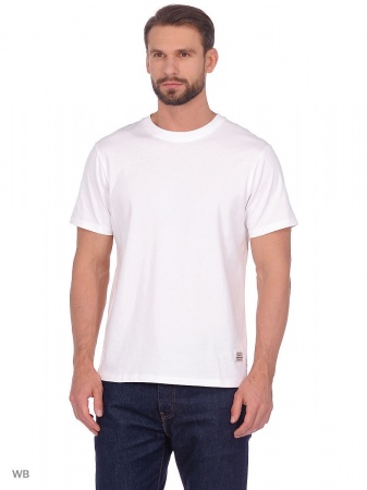 ьелая футболка классическая