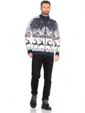 Свитер зимний с замком