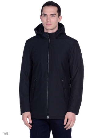 Мужская куртка DSGDONG черная с капюшоном