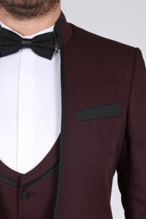 СВАДЕБНЫЙ КОСТЮМ БОРДОВОГО ЦВЕТА