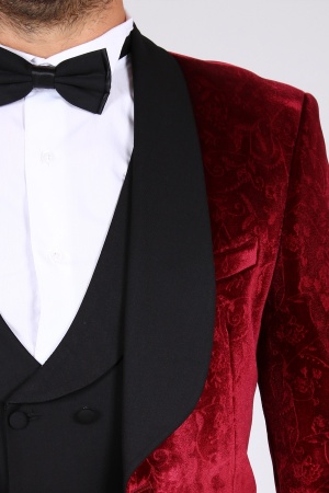 Мужской костюм Kadife Slimfit Damatlik