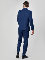 Классический мужской костюм двойка Classic fit синий