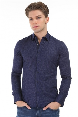 Мужская рубашка большого размера Узорчатый Космический