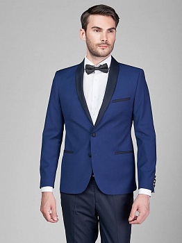 Смокинг темно-синий Slim fit