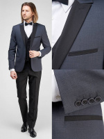 Классический костюм-тройка Slim fit 0261* S AGIRA COMBO