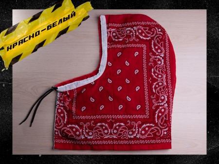 Бандана hood Красный цвет