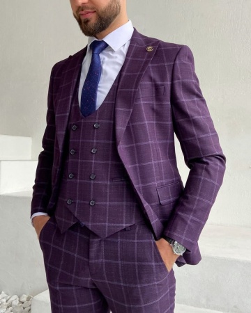 Мужской костюм SIMONI MARIOTTI 35 сиреневый