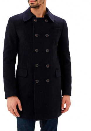 Полупальто двубортное мужское
