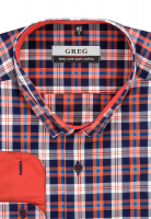Сорочка мужская длинный рукав GREG 255/131/7062/Z/b/1p_GB