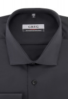 Сорочка мужская длинный рукав GREG 340/119/BLK_GB