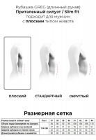 Сорочка мужская длинный рукав GREG 763/199/1080/ZV