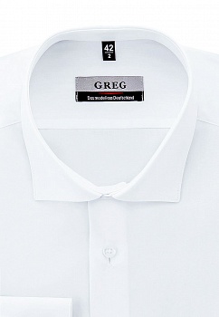 Сорочка мужская длинный рукав GREG 100/199/WHITE/Z