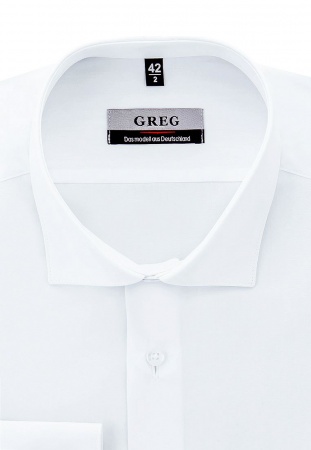 Сорочка мужская длинный рукав GREG 100/199/WHITE/Z