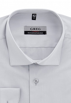 Сорочка мужская длинный рукав GREG 320/139/GR/Z