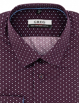Сорочка мужская длинный рукав GREG 623/111/3410/1p