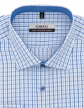 Сорочка мужская длинный рукав GREG 225/131/8247/Z/1_GB